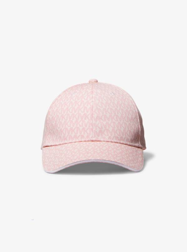 Detske Klobuky Michael Kors Logo Cotton Baseball Ruzove - Doplnky Michael Kors Akcia | ZJQGT-9163